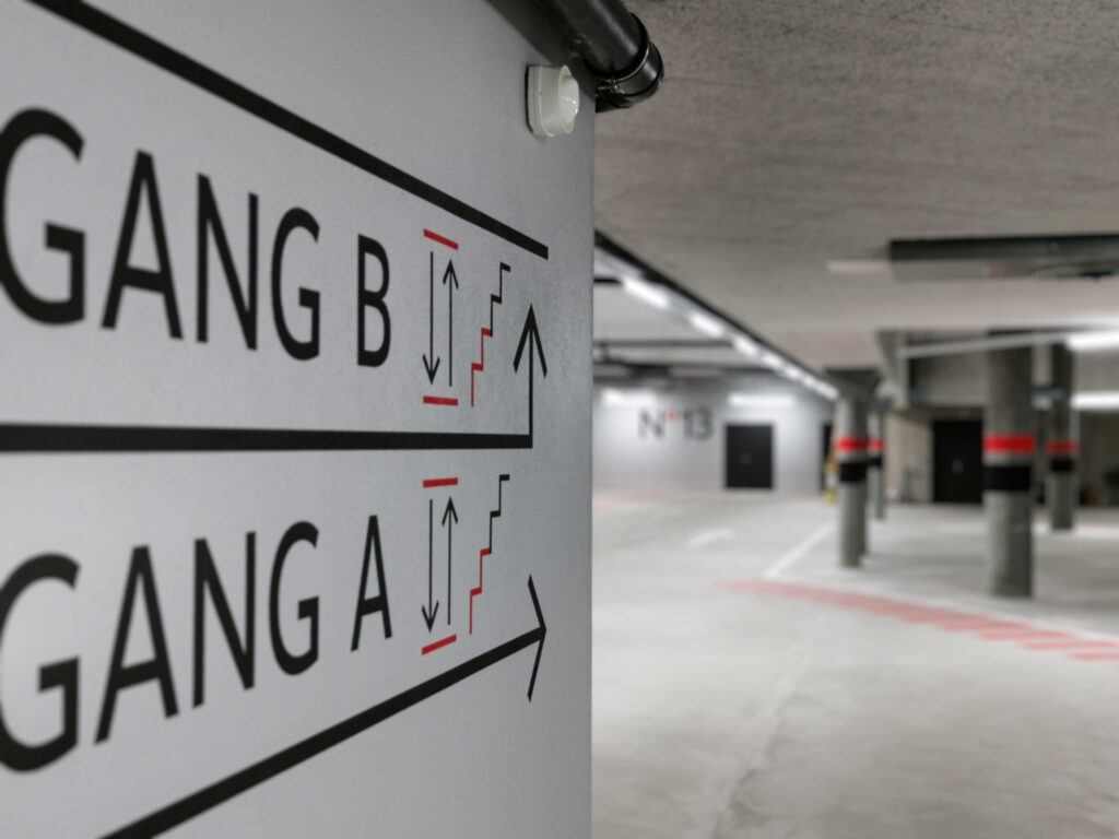 Stans Nord Beschriftung