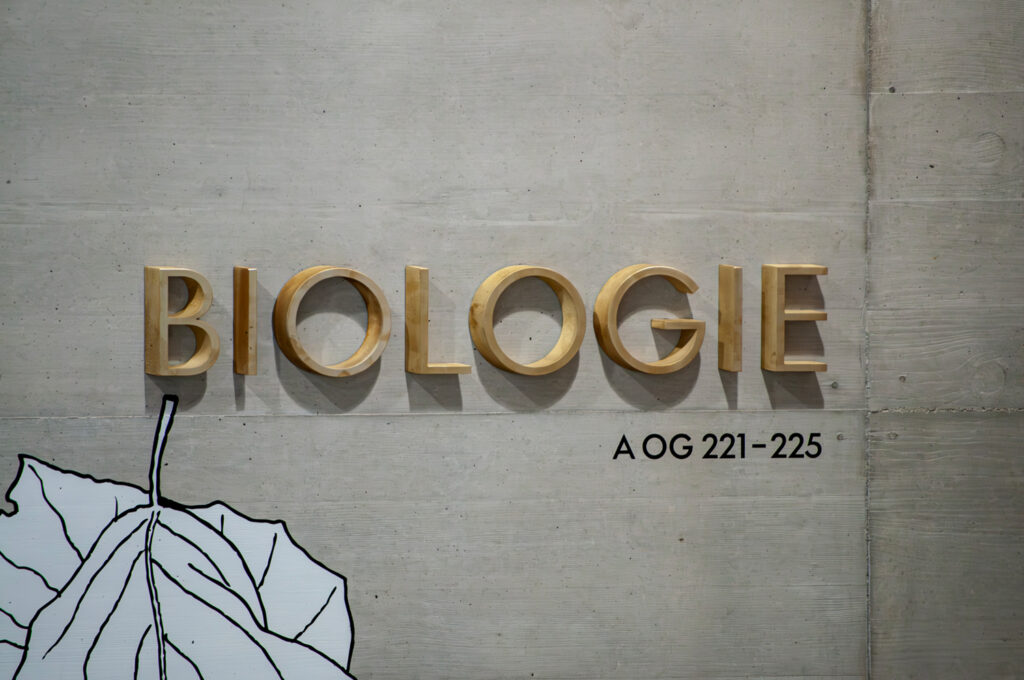 Otth AG - Signaletik / Beschriftungen an der Kantonsschule Ausserschwyz