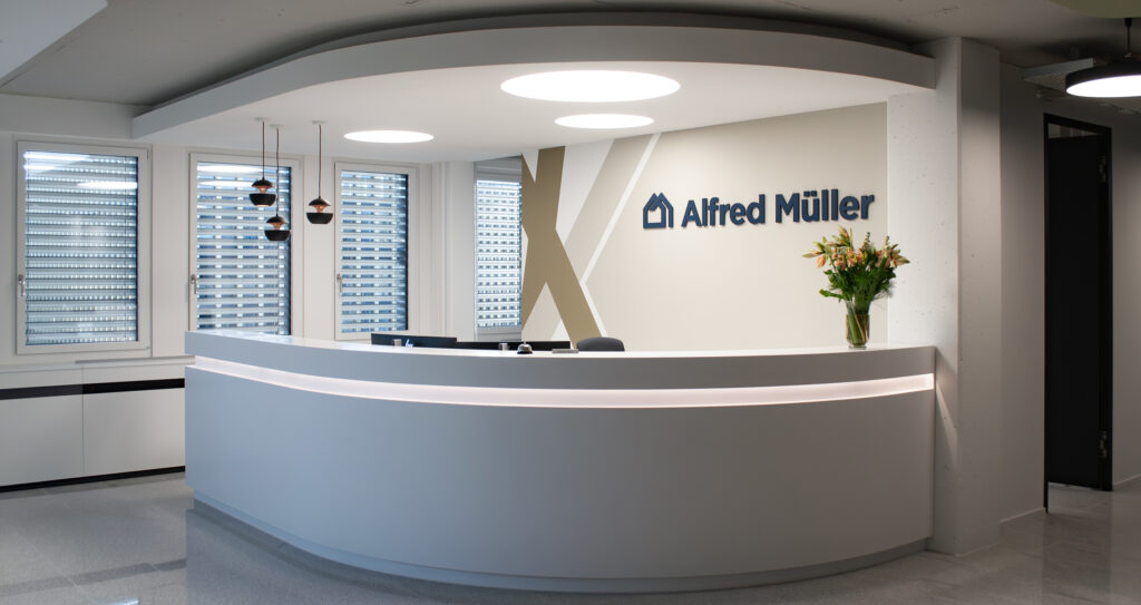 Signaletik - Alfred Müller AG Hauptsitz